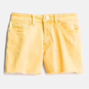 Warp + Weft High-Rise Yellow Shorts Size 4